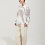 WOMEN'S RUGBY STRIPE LONG SLEEVE