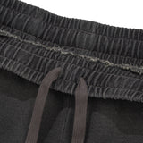 WOMEN'S DENIM WASHED SEMI-WIDE CARGO PANTS