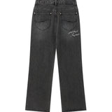 [GISELLE着用] WOMEN'S SEMI-FLARE FIT DENIM PANTS