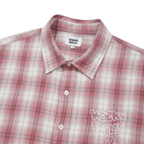 EMBROIDERED GRAPHIC CHECK LONG-SLEEVED SHIRT