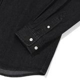 WASHED DENIM LONG-SLEEVED SHIRT