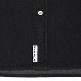 WASHED DENIM LONG-SLEEVED SHIRT