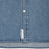 WASHED DENIM LONG-SLEEVED SHIRT