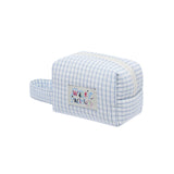WOMEN'S CHECK SQUARE POUCH