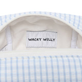 WOMEN'S CHECK SQUARE POUCH