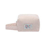 WOMEN'S CHECK SQUARE POUCH