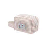 WOMEN'S CHECK SQUARE POUCH