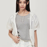 WOMEN'S NYLON SHORT SLEEVE WINDBREAKER