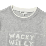 [予約販売/3月下旬入庫予定] WOMEN'S TYPOGRAPHIC COLOR BLOCK SHORT-SLEEVED KNIT