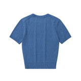 [GISELLE着用] WOMEN'S BIG LILY GRAPHIC SHORT SLEEVE KNIT