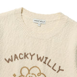 [GISELLE着用] WOMEN'S BIG LILY GRAPHIC SHORT SLEEVE KNIT