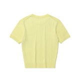 [GISELLE着用] WOMEN'S BIG LILY GRAPHIC SHORT SLEEVE KNIT