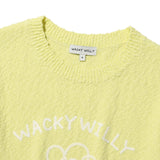 [GISELLE着用] WOMEN'S BIG LILY GRAPHIC SHORT SLEEVE KNIT