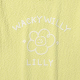 [GISELLE着用] WOMEN'S BIG LILY GRAPHIC SHORT SLEEVE KNIT