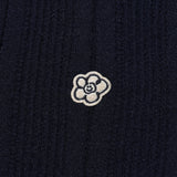 WOMEN'S RIBBON COLLAR SHORT SLEEVE KNIT