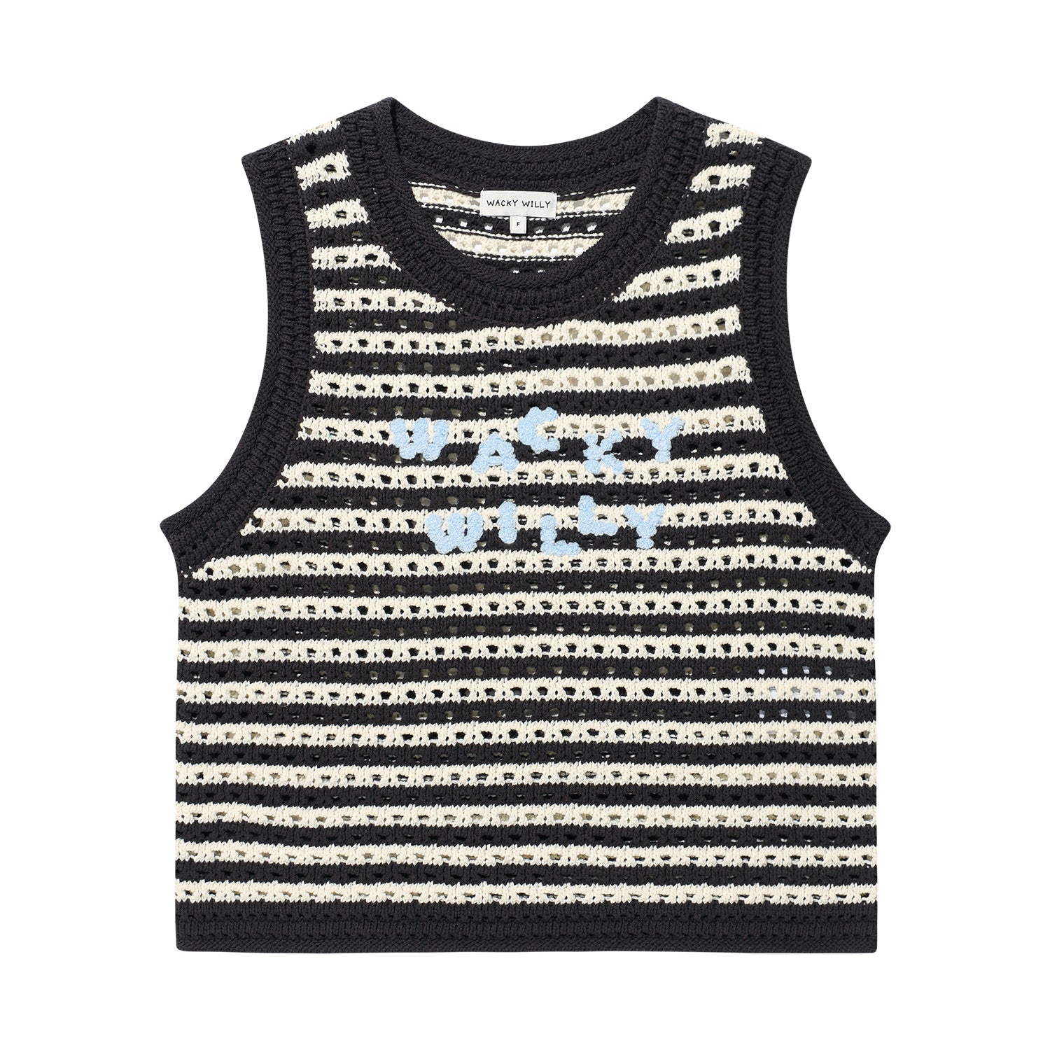 WOMEN'S KNIT CROCHET VEST