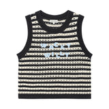 [予約販売/6月上旬入庫予定] WOMEN'S KNIT CROCHET VEST