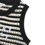 [予約販売/6月上旬入庫予定] WOMEN'S KNIT CROCHET VEST