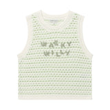 [予約販売/6月上旬入庫予定] WOMEN'S KNIT CROCHET VEST