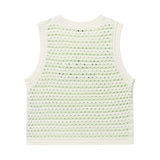 [予約販売/6月上旬入庫予定] WOMEN'S KNIT CROCHET VEST