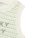 [予約販売/6月上旬入庫予定] WOMEN'S KNIT CROCHET VEST