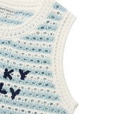[予約販売/6月上旬入庫予定] WOMEN'S KNIT CROCHET VEST