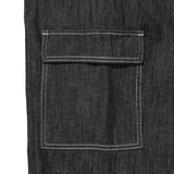 EASY DENIM STRAIGHT CARGO PANTS