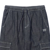 EASY DENIM STRAIGHT CARGO PANTS