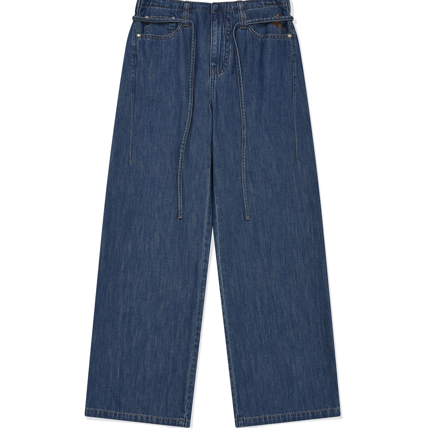 [GISELLE着用] WOMEN'S WIDE FIT LOW-ONS DENIM PANTS