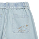 [予約販売/4月上旬入庫予定] WOMEN'S WIDE FIT LOW-ONS DENIM PANTS
