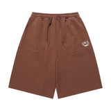 WIDE SWEAT DOUBLE KNEE SHORTS