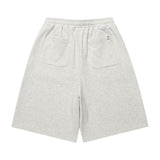 WIDE SWEAT DOUBLE KNEE SHORTS