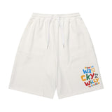 WIDE SWEAT DOUBLE KNEE SHORTS