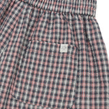 WOMEN'S CHECKED SEERSUCKER SHORTS