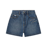 [GISELLE着用] WOMEN'S 3/4 LENGTH DENIM SHORTS