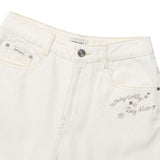 [GISELLE着用] WOMEN'S 3/4 LENGTH DENIM SHORTS