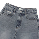 [予約販売/6月上旬入庫予定] WOMEN'S APPLIQUE DENIM BERMUDA SHORTS