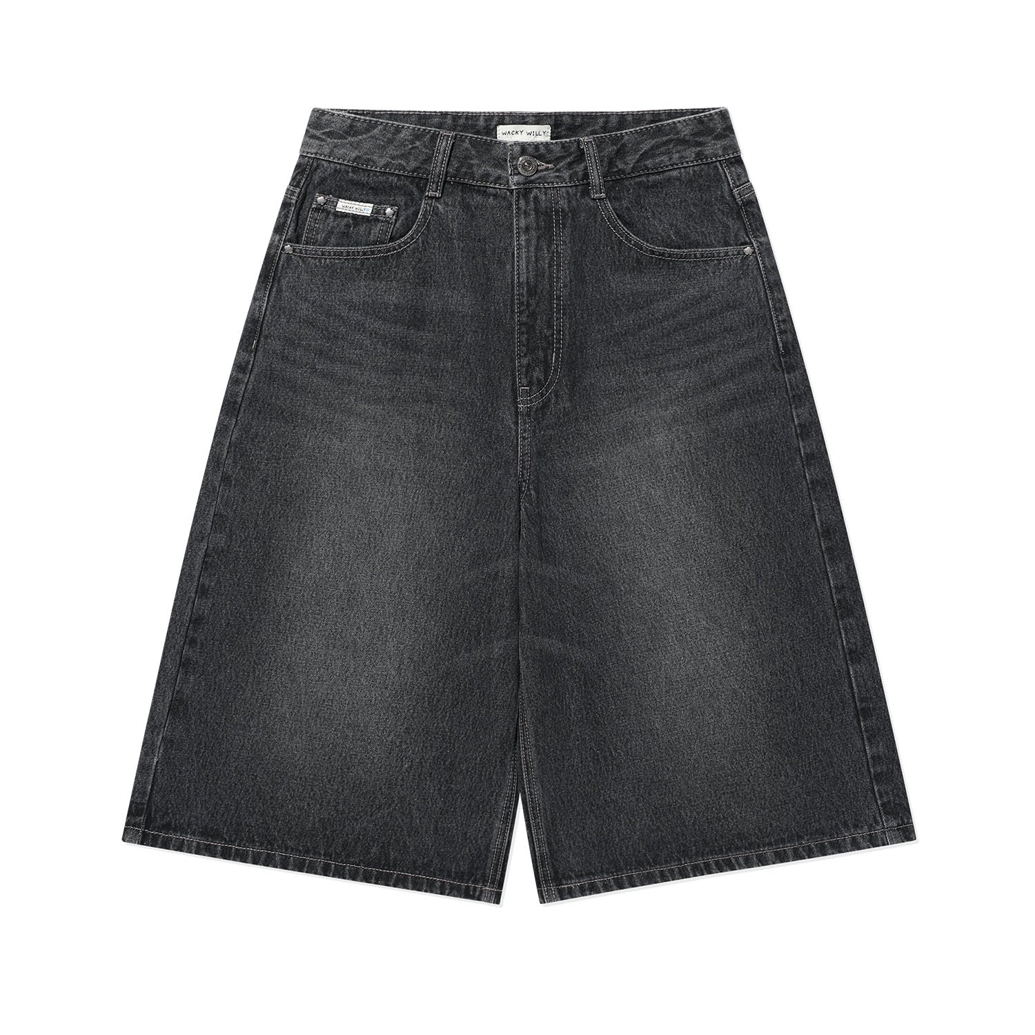 WOMEN'S APPLIQUE DENIM BERMUDA SHORTS
