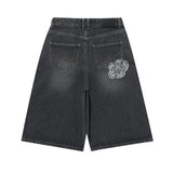 [予約販売/6月上旬入庫予定] WOMEN'S APPLIQUE DENIM BERMUDA SHORTS