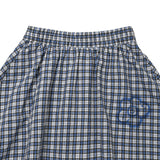 WOMEN'S CHECK MIDI SKIRT
