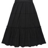 [GISELLE着用] WOMEN'S COTTON TIERED LONG SKIRT