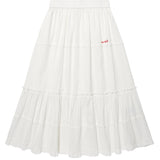 [GISELLE着用] WOMEN'S COTTON TIERED LONG SKIRT