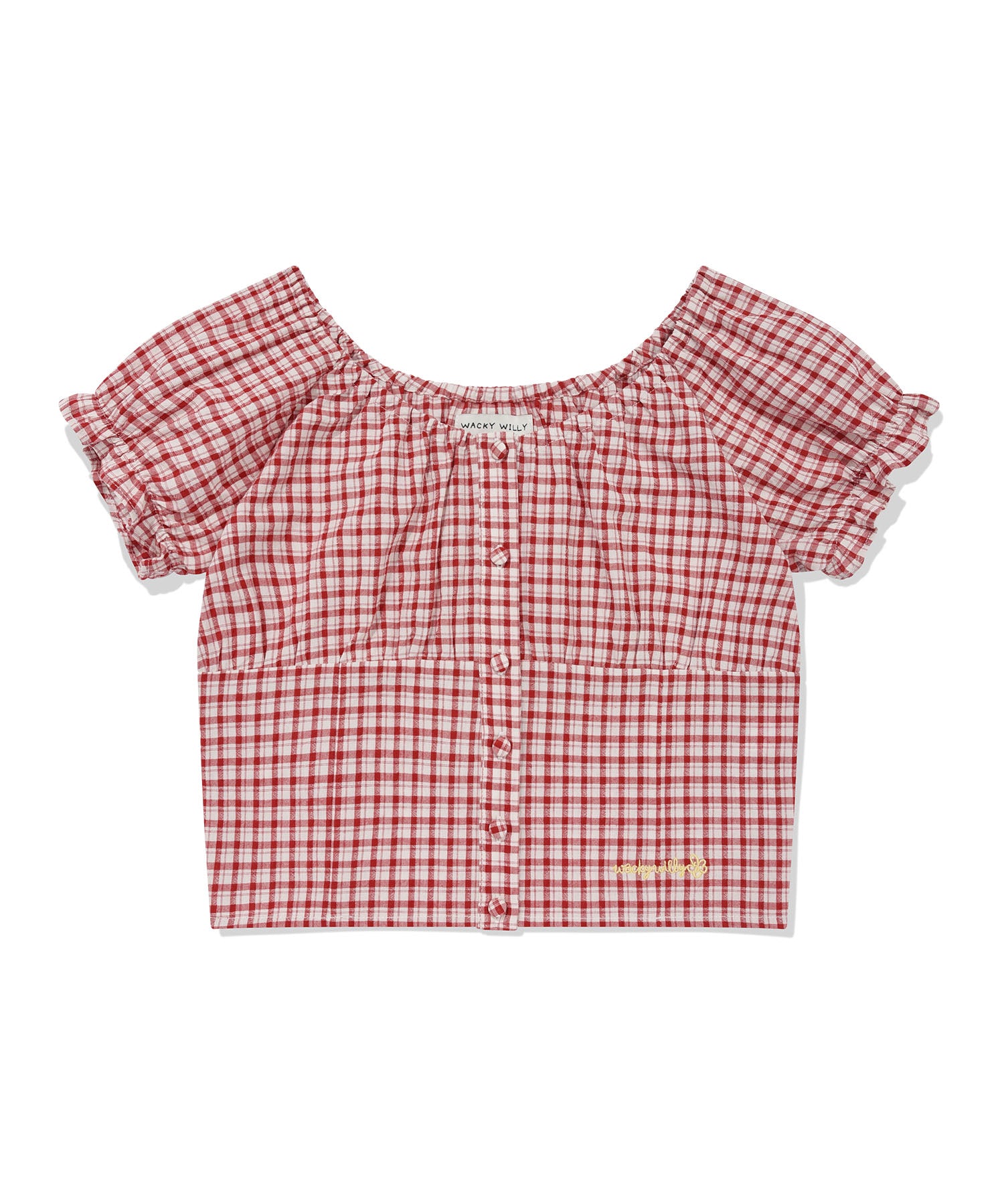 WOMEN'S SHIRRING PUFF BLOUSE