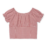 WOMEN'S SHIRRING PUFF BLOUSE