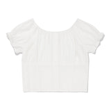 WOMEN'S SHIRRING PUFF BLOUSE