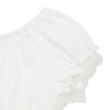 WOMEN'S SHIRRING PUFF BLOUSE