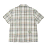 [GISELLE着用] WOMEN'S SEMI-OVERFIT CHECK SHORT-SLEEVED SHIRT