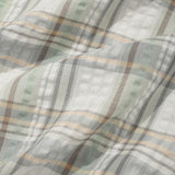 [GISELLE着用] WOMEN'S SEMI-OVERFIT CHECK SHORT-SLEEVED SHIRT