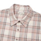 [GISELLE着用] WOMEN'S SEMI-OVERFIT CHECK SHORT-SLEEVED SHIRT