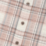 [GISELLE着用] WOMEN'S SEMI-OVERFIT CHECK SHORT-SLEEVED SHIRT